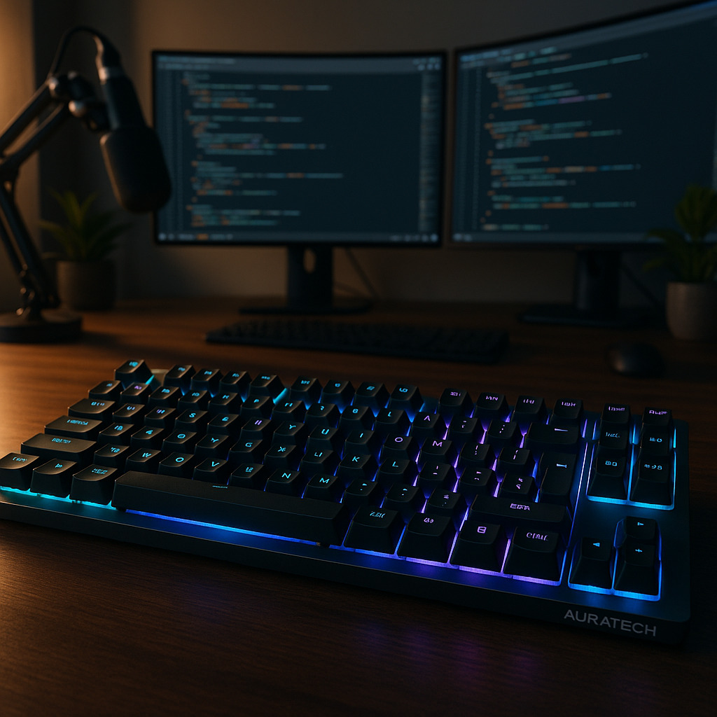 NovaType keyboard in modern workspace